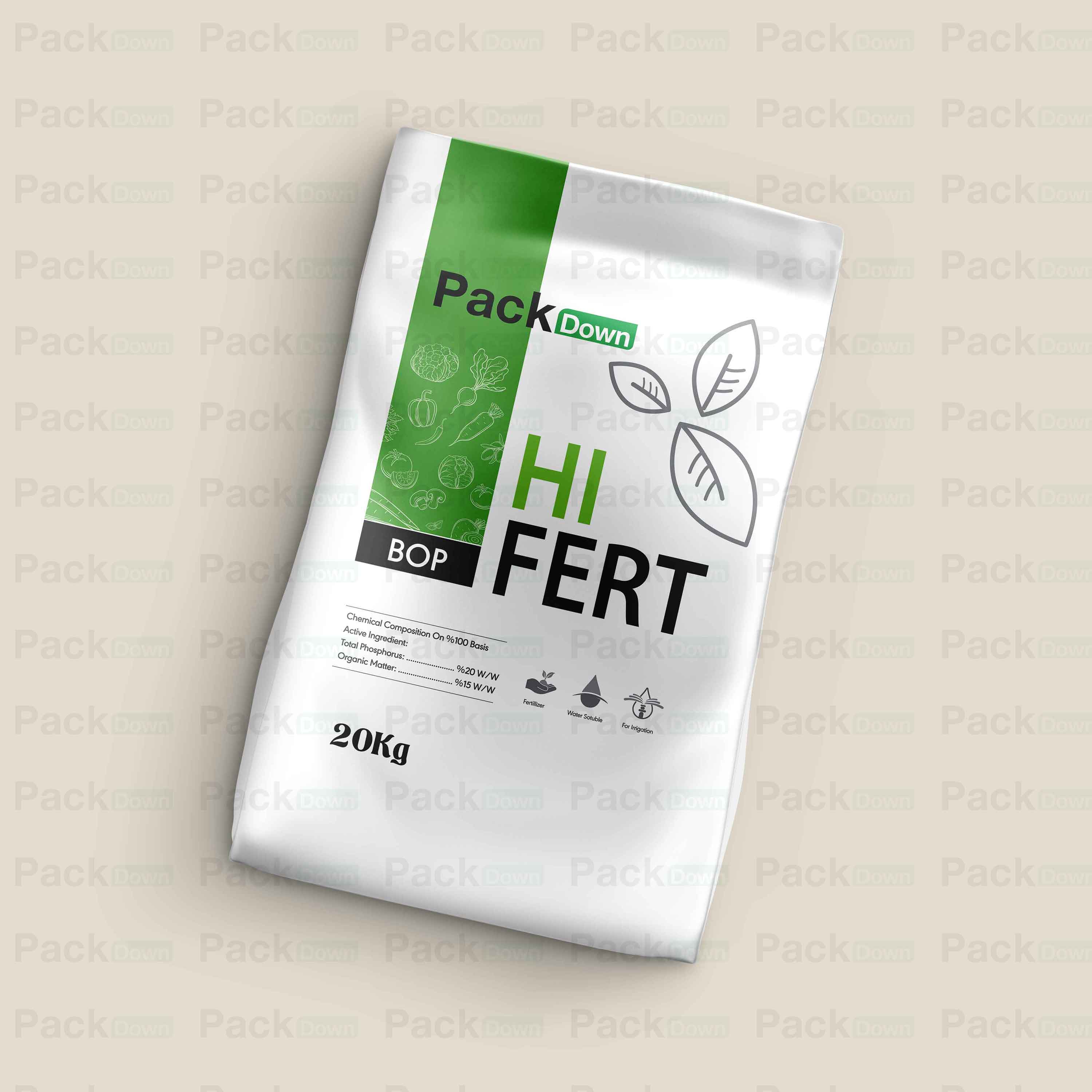 طرح کیسه کود گیاه