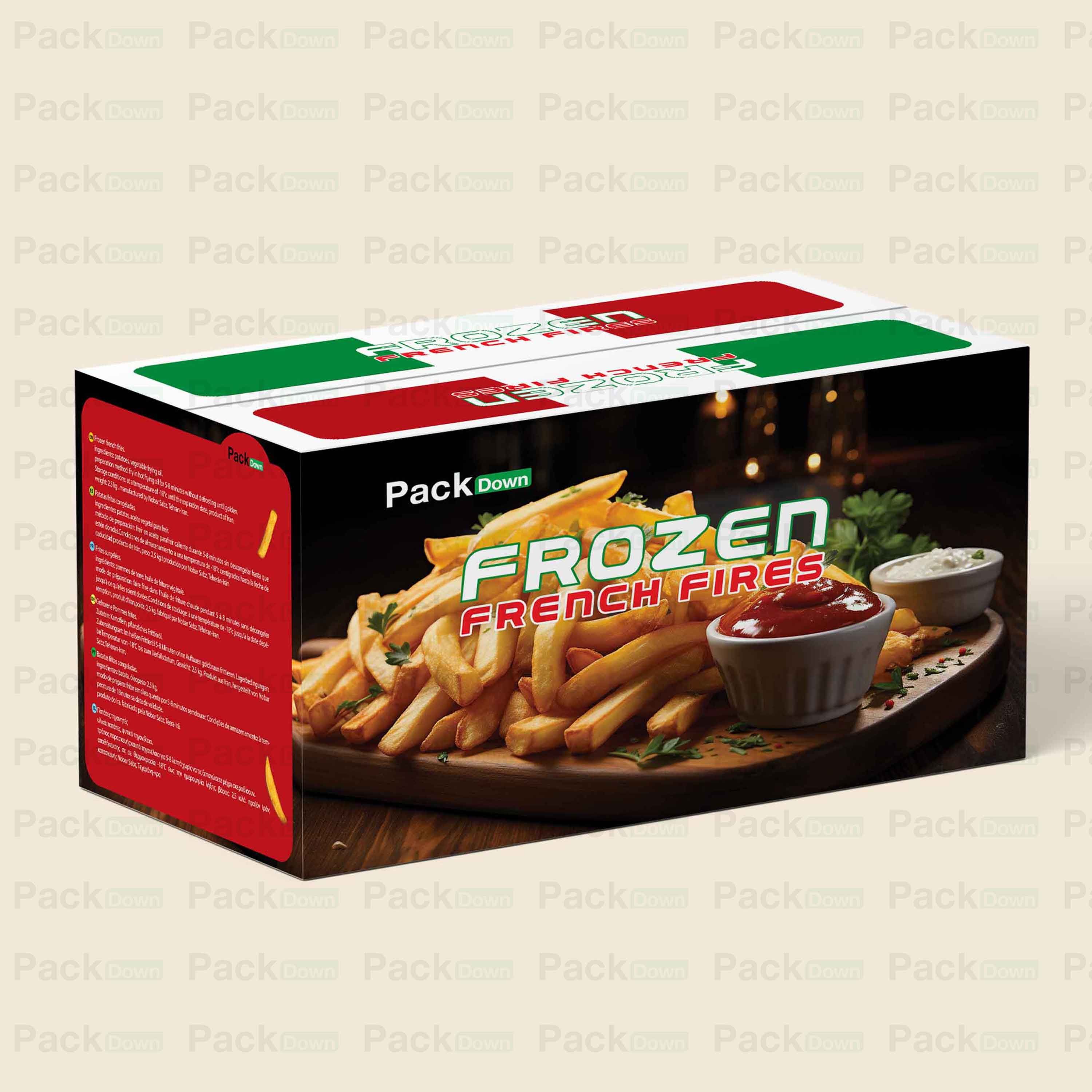 طرح جعبه سیب زمینی