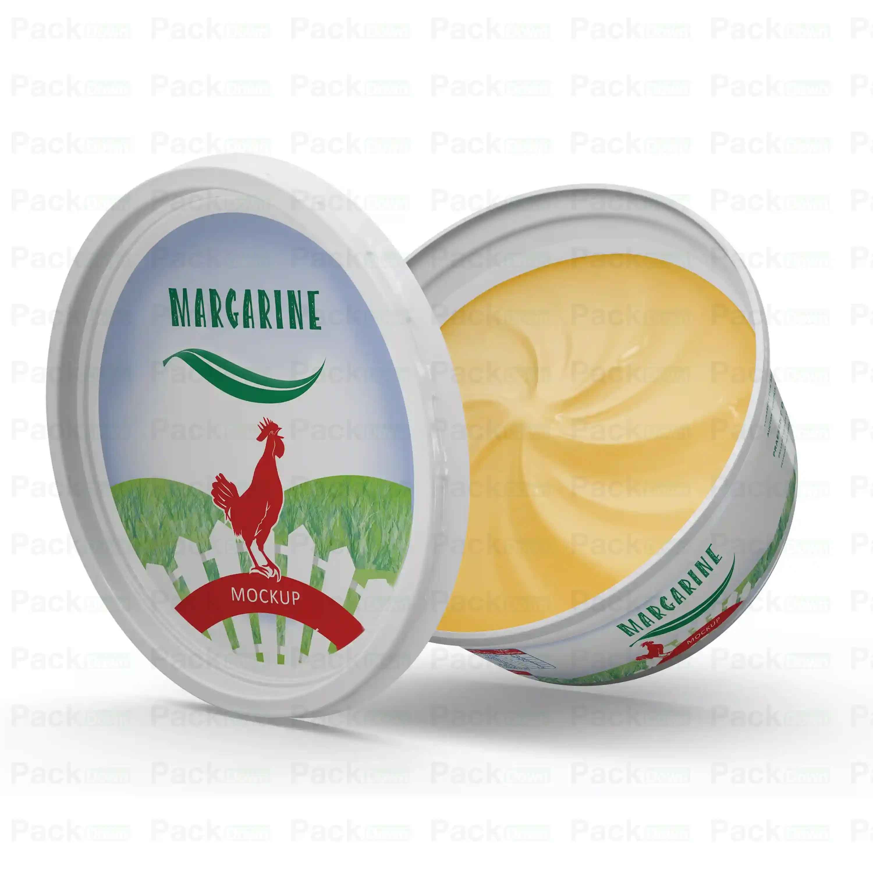 طرح موکاپ لیبل IML