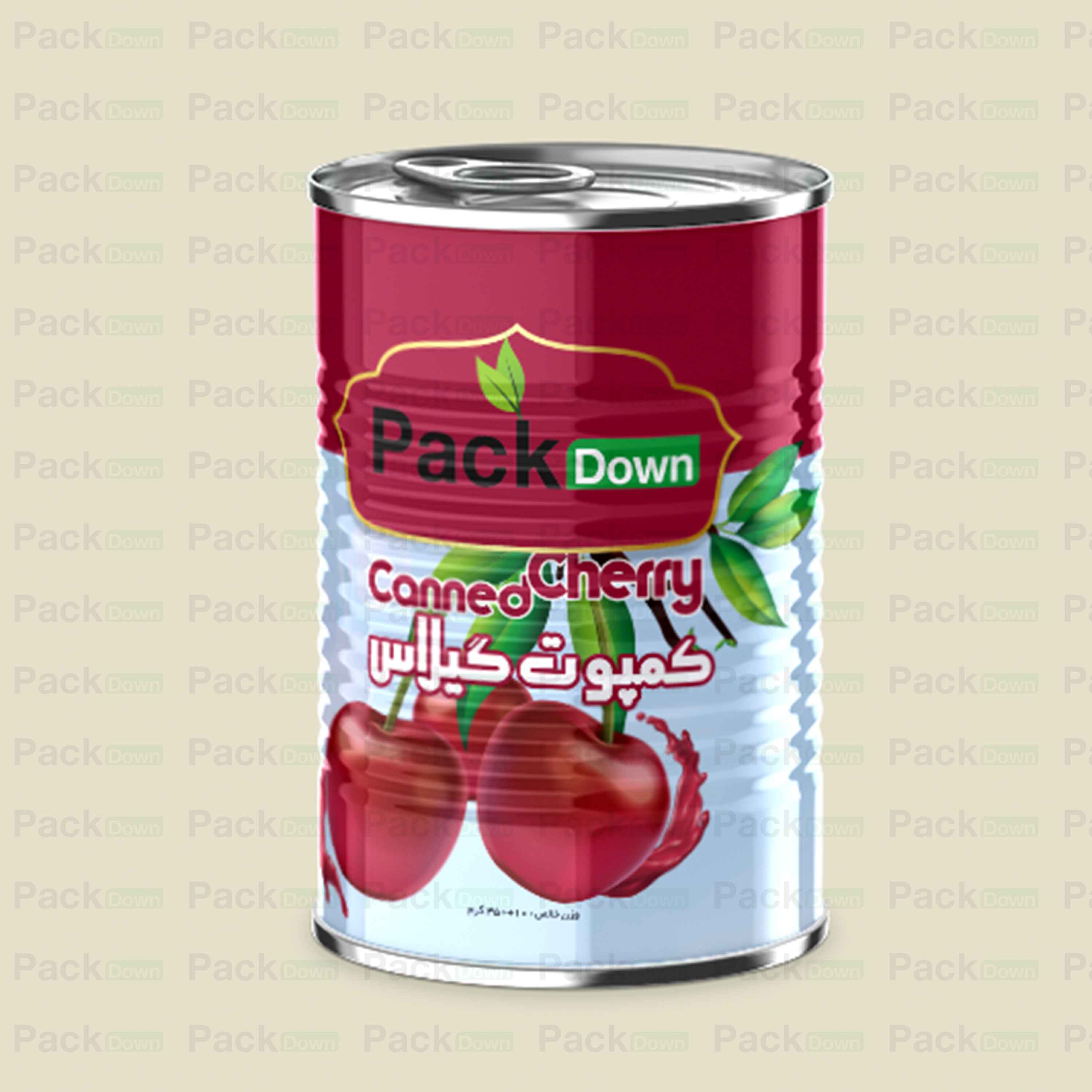 طرح کنسرو گیلاس